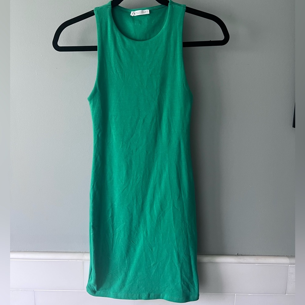 Zara Green Bodycon Dress
